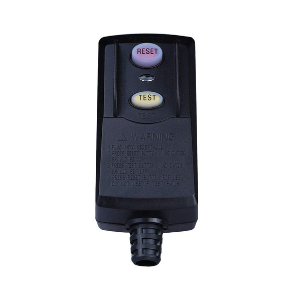 GFCI Replacement Plug Assembly 2 Prong Wires 15 Amp Waterproof Electrical Cord End Male GFI Circuit Breaker for Pool Pump Power Pressure Washer