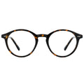 TIJN Blue Light Blocking Glasses Men Women Vintage Thick Round Rim Frame Eyeglasses 01. Whiskey Tortoise