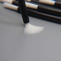 100 Pcs Disposable Makeup Lip Brushes PYO Cookie Paint Brushes Nail Polish Brushes Cosmetic Lip Brush Wands mini paint brushes for cookies (Black)