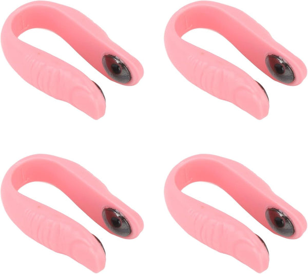 Dioche 4Pcs Acupressure Hand Clip, Stress Reduction Wearable Magnets Headache Migraine Relief Clip, Supporting Acupressure Relaxation, Stress