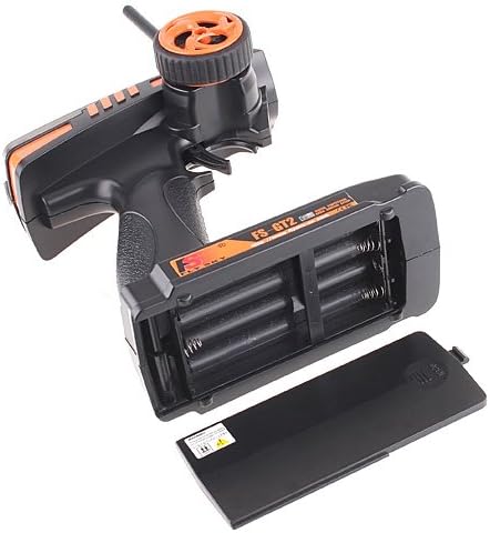 Flysky FS-GT2 RC Transmitter with FS-GR3E Receiver, 2.4GHz 2 Channel Digital Radio Controler and Receiver for RC Car Boat