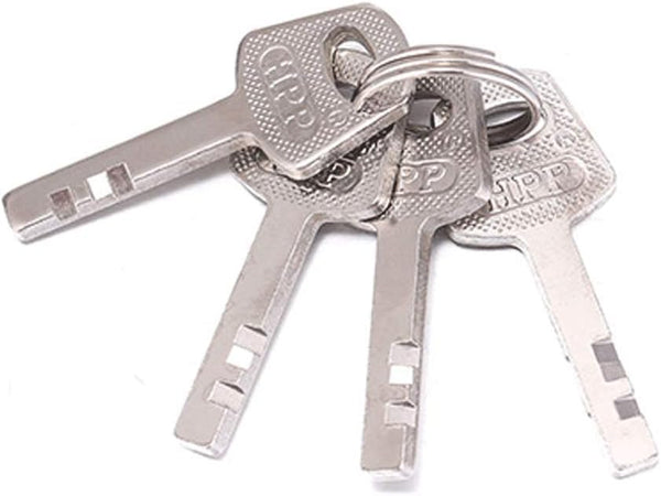 Long Lock Beam Bike Padlock Anti-Theft Door Cabinet Drawer Gate Lock with Keys Lock Long Beam Gym Locker Locker Padlock Glass Door Lock