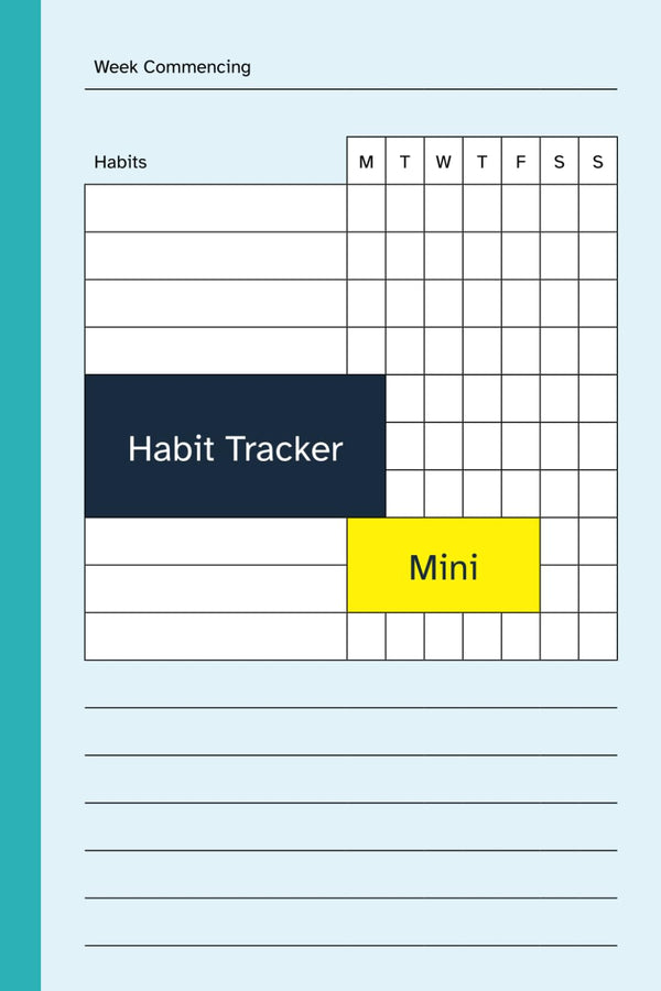 Habit Tracker Mini: Pocket Size / 4x6 Inch Two Year Log Book / Journal To Track Daily / Weekly Habits