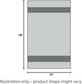 Kitchen Towel Set - Kitchen Decor (2 Pc) Be Blessed with Love That Builds a Happy Home - Two Sentiment Cotton Towels - Home Decoration,Grey Black