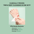 NEEDLY Mild Cleansing Pad, Makeup Remover for Sensitive Skin (60 Pads), Triple Deep Cleansing, Barrier Care with Only Two Surfactants & Panthenol,
