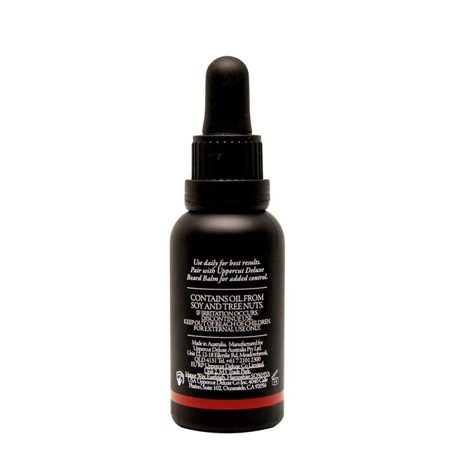 UPPERCUT DELUXE Conditioning Beard Oil, Patchouli & Leather Scent, 1 Fl. Oz.