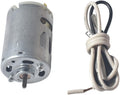 MERZHCHARE 6 inch RV Vent Fan, 12V D-Shaft RV Fan Motor with White Fan Blade, RV Exhaust Fan with 2 Screws 2 Zip Ties and Template for mounting,