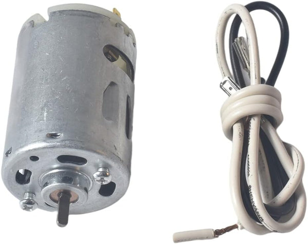 MERZHCHARE 6 inch RV Vent Fan, 12V D-Shaft RV Fan Motor with White Fan Blade, RV Exhaust Fan with 2 Screws 2 Zip Ties and Template for mounting,
