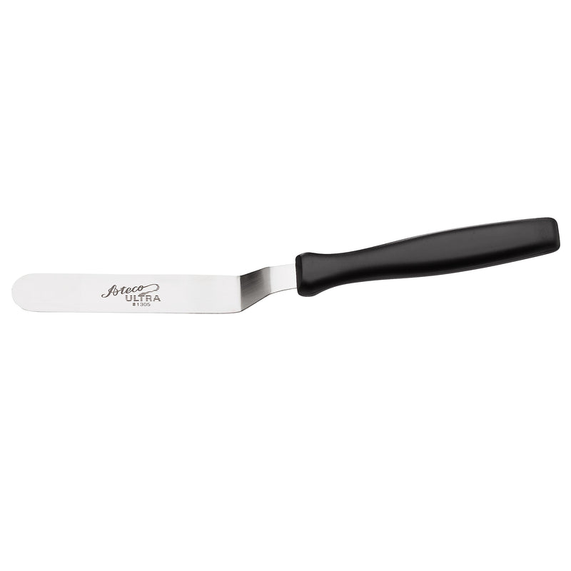 Ateco Ultra Offset Spatula with 4.25" x 0.75" Stainless Steel Blade, 4½", Silver Offset - 4.25"