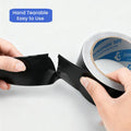 Black Aluminum Foil Tape High Temp Heavy Duty Adhesive HVAC Sealing Hot Cold Air Duct Tape for Pipe Metal Repair (2 IN x 64 FT 3.9 Mil) Black 2