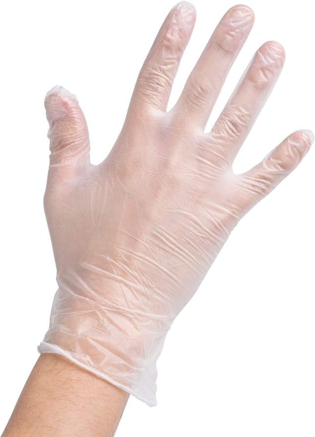 Personal Touch Disposable Vinyl Gloves Medium Size| Heavy Duty | Non Sterile | P