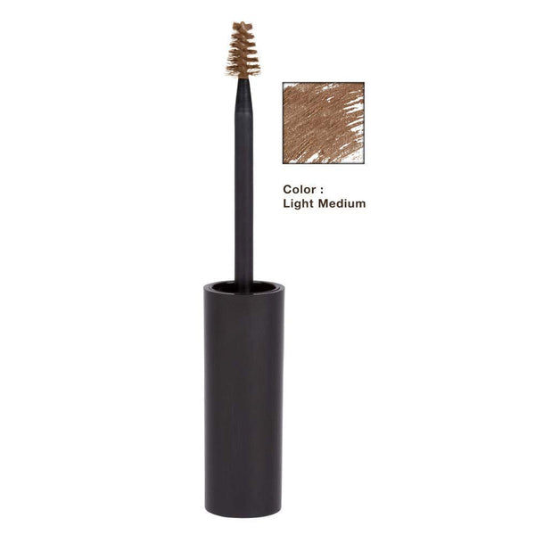 Elizabeth Mott Queen of the Fill Tinted Eyebrow Gel – Light Medium Brown 4g | Brow Filler for Fuller Looking Brows, Covers Grays, Water-Resistant,