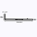 upHere Graphics Card GPU Brace Support Video Card Sag Holder/Holster Bracket, Anodized Aerospace Aluminum, Single or Dual Slot Cards