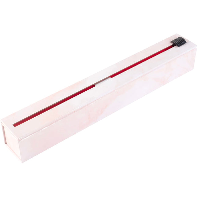 Chicwrap Rose Marble Parchment Paper Dispenser - Includes 15"X 33' (42 Sq. Ft) Roll Unbleached Baking, Cooking & Culinar