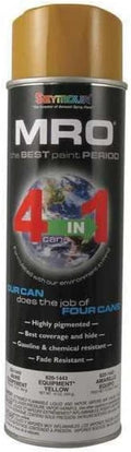 SEYMOUR 620-1443 Industrial MRO High Solids Spray Paint, Equipment Yellow 16 Fl Oz (Pack of 1) | Maximum Protection Against Rust & Chemicals