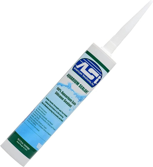 Clear Aquarium Silicone Sealant - 10.2 Fluid oz Cartridge