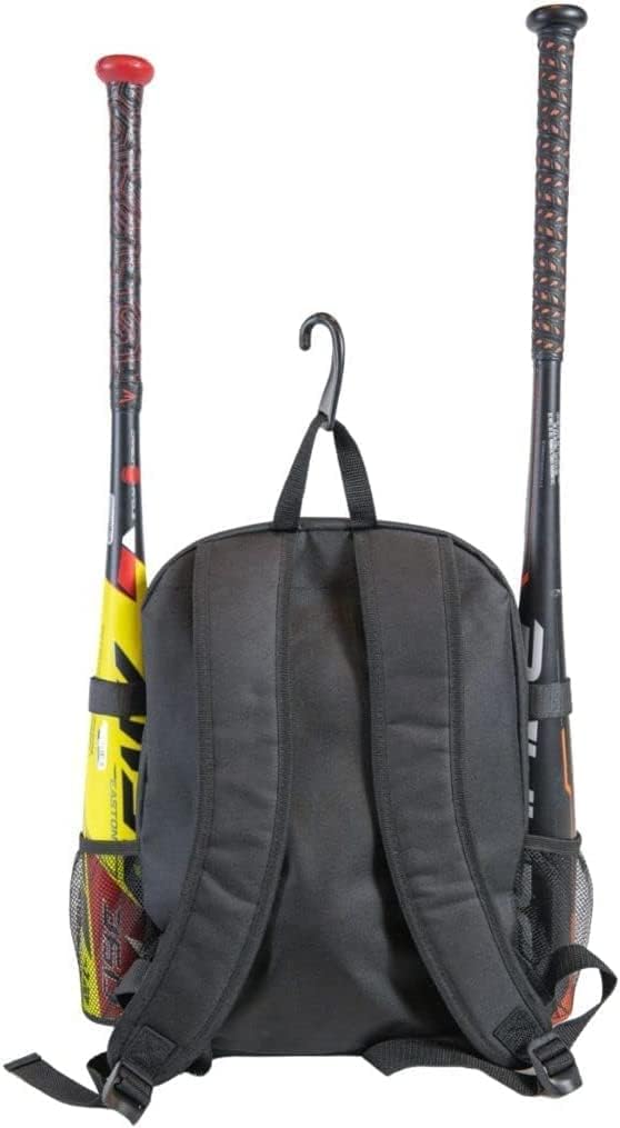 Rawlings | SAVAGE Backpack Equipment Bag | T-Ball/Youth Baseball & Softball | Multiple Styles Black / Silver