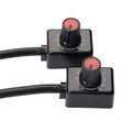 2Pack DC0/1-10V Knob LED Dimmer Mini Controller Rotary Switch Low Voltage Passive PWM Dimming Off for 0-10V / 1-10V Dimmable LED Drivers