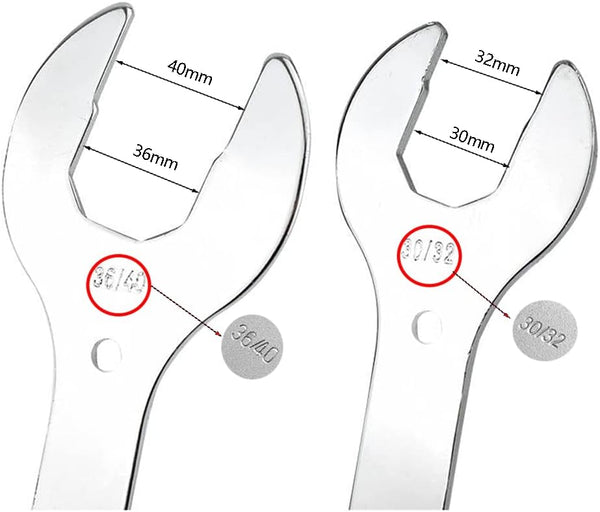 Bike Headset Wrench Bicycle Front Fork Wrench Tool 30/32/36/40mm