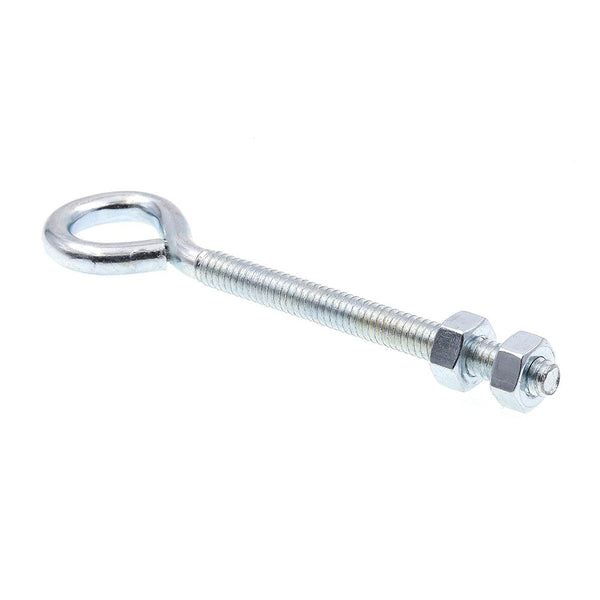 Prime-Line 9066440 Eye Bolts with Nuts, 1/4 In.-20 X 4 In., Zinc Plated Steel (10 Pack)