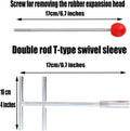 Pipe Water Stopper Kit - Hot-Melt Water Stop Needles for Fast Water Line Pipe Repairs - Stainless Steel Home Improvement/Renovation Plumbing Tool