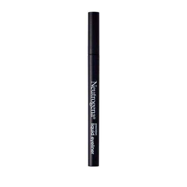 Neutrogena Precision Liquid Eyeliner with Honey & Coconut, Hypoallergenic, Smudge- & Water-Resistant Eyeliner Makeup for Precise Application, Jet