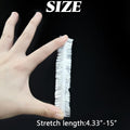 GXXMEI 300PCS Fresh Keeping Bags Food Covers Disposable Elastic Food Storage Covers, Plastic Sealing Elastic Stretch Adjustable Bowl Lids,
