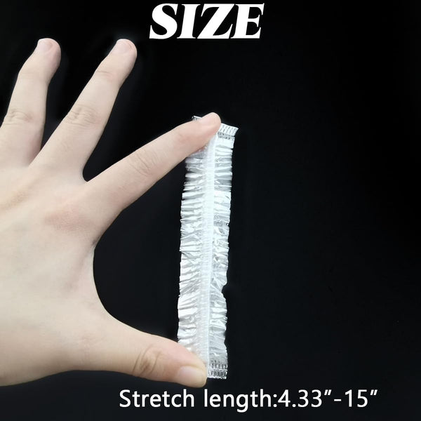 GXXMEI 300PCS Fresh Keeping Bags Food Covers Disposable Elastic Food Storage Covers, Plastic Sealing Elastic Stretch Adjustable Bowl Lids,