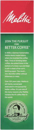Melitta #4 Unbleached Coffee Filters, Premium, Natural Brown, Flavor Enhancing Coffee Filters for 8-12 Cup Coffee Makers, Kosher Certified,