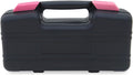 Hantinstom 39-Piece Household Tools Kit Essential Home Repair Set with Plastic Toolbox Ideal for College Students, Home Use & More 39pcs-PINK