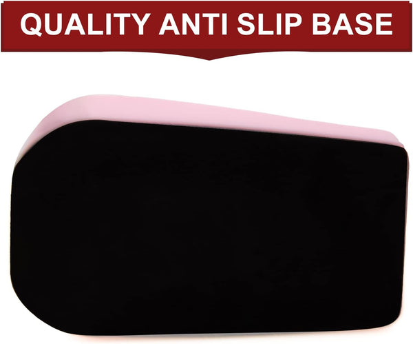 1Pcs Desktop Tape Dispenser Adhesive Roll Holder with Weighted Nonskid Base, Pink (Tape not Included) 1 Pack Pink