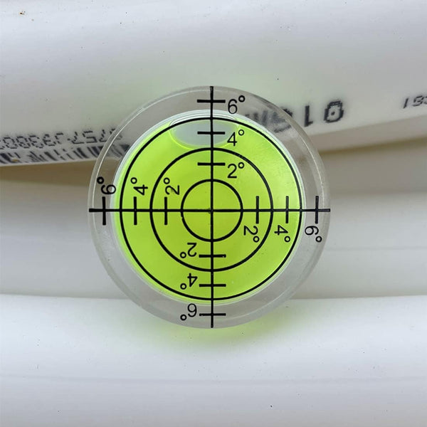 3Pcs Circular Bubble Level Bullseye Degree Marked Surface Round Spirit Levels Measuring Tool for Leveling Phonograph, Camera, Turntable, Tripod,