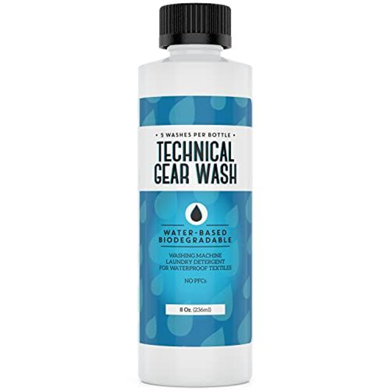 [5 Loads] Technical Gear Wash Performance Detergent for Renewed Clothing Appearance - Concentrated & Safe Jacket Detergent to Maintain DWR Gear -