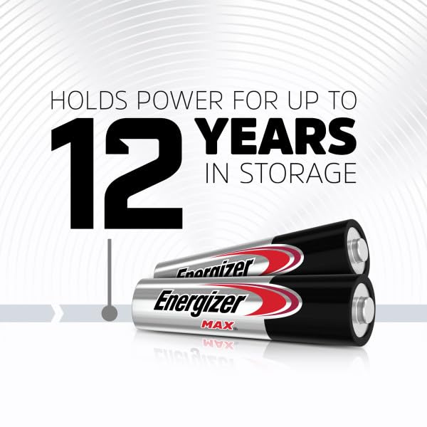 Energizer AA and AAA Batteries, 48 Count, Combo Pack Contains 24 Max Double A and 24 Max Triple A Batteries AA/AAA Combo