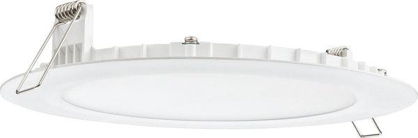 Juno LED Recessed Lights 6 Inch round Wafer Downlight, 5-In-1 Switchable White Color Temperature, 120 Volts, 6-Inch Ultra-Thin Flat Trim, Matte