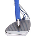 Bulex Golf Club Groove Sharpener, Re-Grooving Tool and Cleaner for Wedges & Irons - Generate Optimal Backspin - Suitable for U & V-Grooves Blue