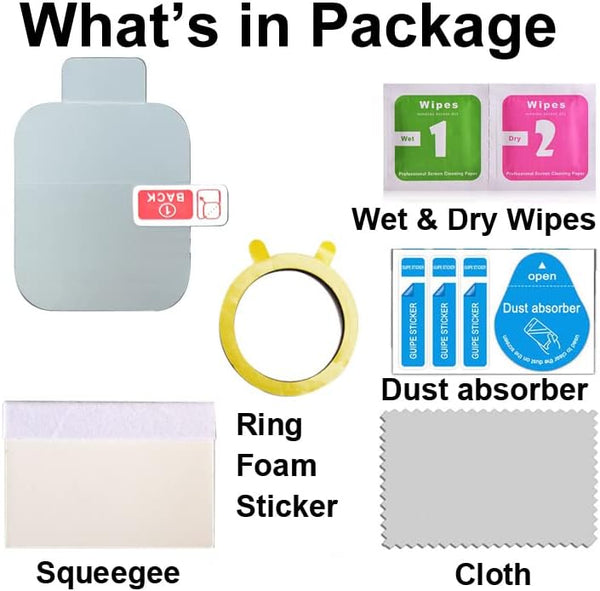 Screen Protector Compatible with Bestinn 1.47" and Mindrose H80 1.47Ã¢ÂÂ Smartwatch, Soft TPU, 6 Pieces, Bubble Self-Healing