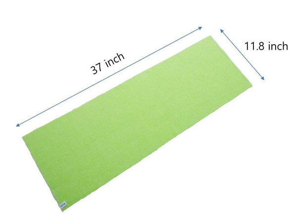 Modu 3 PCS Long Exfoliating Washcloth - African Bath Net Sponge Loofah Japanese Washcloth Body & Back Scrubber for Shower, Deep Cleansing (Sky