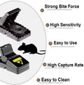 Feeke Mouse Traps, Mice Traps for House, Small Mice Trap Indoor Quick Effective Sanitary Safe Mousetrap Catcher for Family and Pet - 6 Pack,