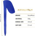 4PCS Silky Durags for Men Women 360 Waves with 1 Wave Cap, Silky Satin Durag Extra Long Tails Black Blue Green Purple