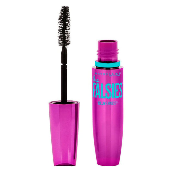 Maybelline Volum' Express the Falsies Washable Fiber Mascara, Volumizing and Separating Make up Formula, Very Black, 1 Count