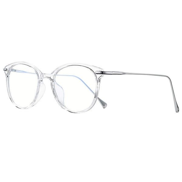 COASION Blue Light Blocking Glasses for Women Vintage round anti Blue Ray Computer Game Eyeglasses Small Face