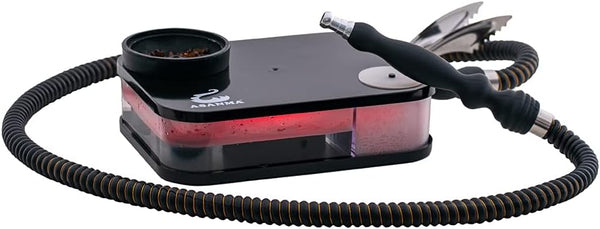 Flat Hookah, Box Hookah Machine Shisha Hookas Book Design Personal Hookahs | Acrylic Portable Hookah Set For Travel Hookahs With Everything -
