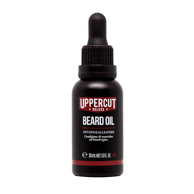 UPPERCUT DELUXE Conditioning Beard Oil, Patchouli & Leather Scent, 1 Fl. Oz.