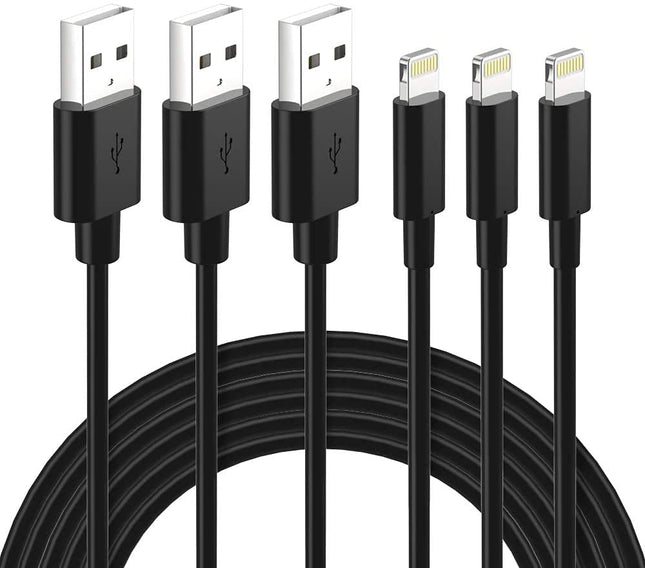 Lightning Cable Mfi Certified - Iphone Charger 3Pack 3FT Lightning to USB a Charging Cable Cord Compatible with Iphone 1
