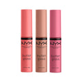 NYX PROFESSIONAL MAKEUP Butter Gloss, Non-Sticky Lip Gloss - Pack of 3 (Angel Food Cake, Creme Brulee, Madeleine)