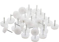 150 Pcs Plastic Furniture Chair Table Leg Feet Protector Pad Glide Nail for Chairs, Stools, Tables. Protect The Floor Smooth and Wood Furniture