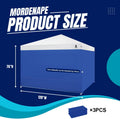 10x10 Pop Up Canopy Tent Sidewalls - Straight Leg Compatible, 300D Waterproof Polyester with 99% UV Protection, 3 Piece Royal Blue Wall Set Fit