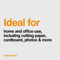 Fiskars All Purpose Scissors, High Performance Cutting, Stainless Steel Blades, Ergonomic and Comfort Handles, Perfect for Arts and Crafts and the