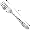 DecorRack 12pcs Dinner Forks, Stainless Steel, 7.5 inches, Flatware, Dishwasher Safe 12 Pack